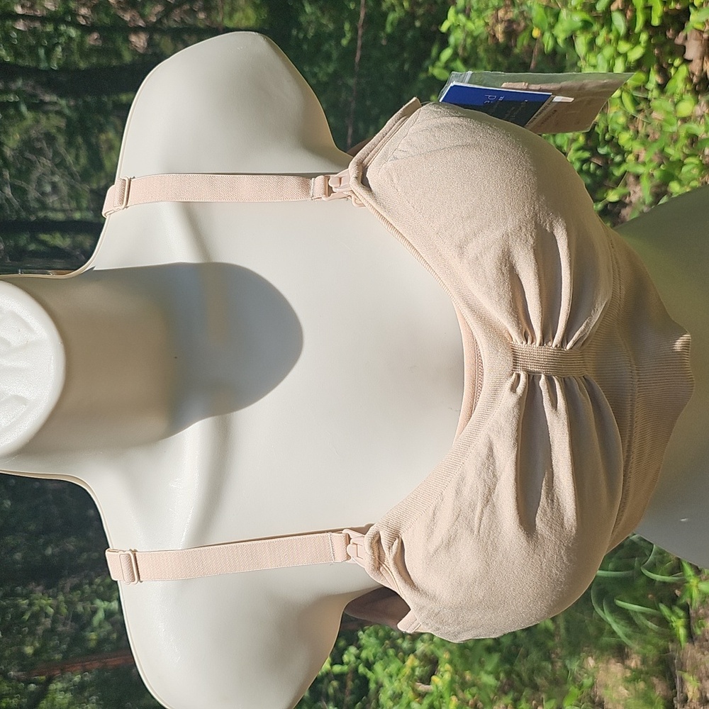 Kindred Hands Free Pumping & Nursing Bra Beige Size Large Regular New